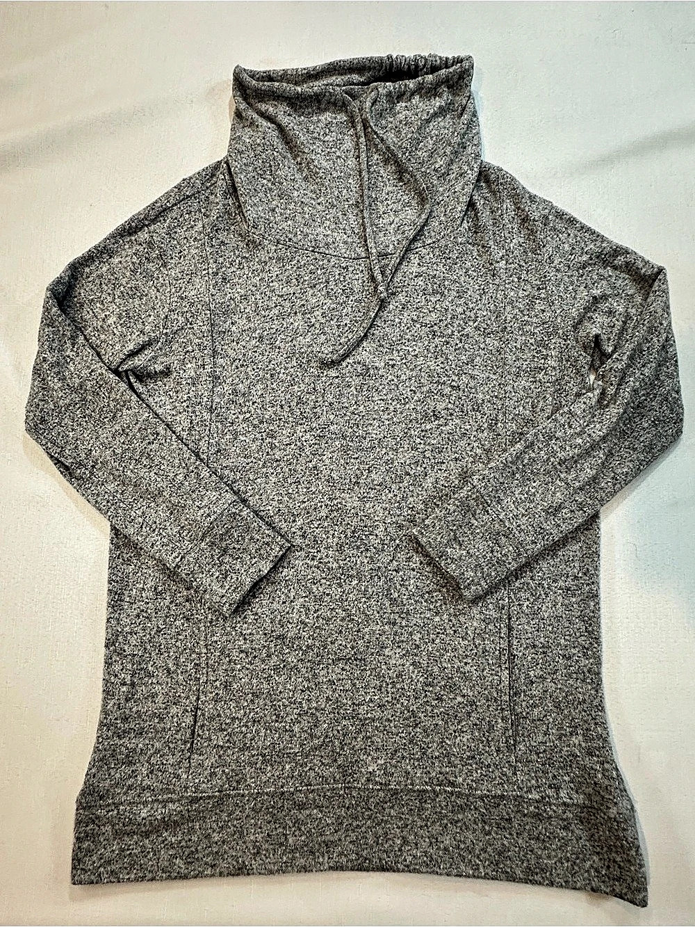 aerie Just Add Leggings Gray Cowl Neck Tunic Size Medium